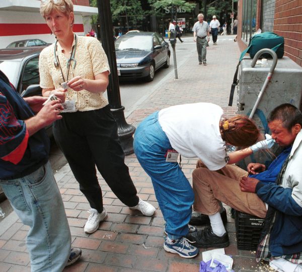 Medical treatment for the homeless.